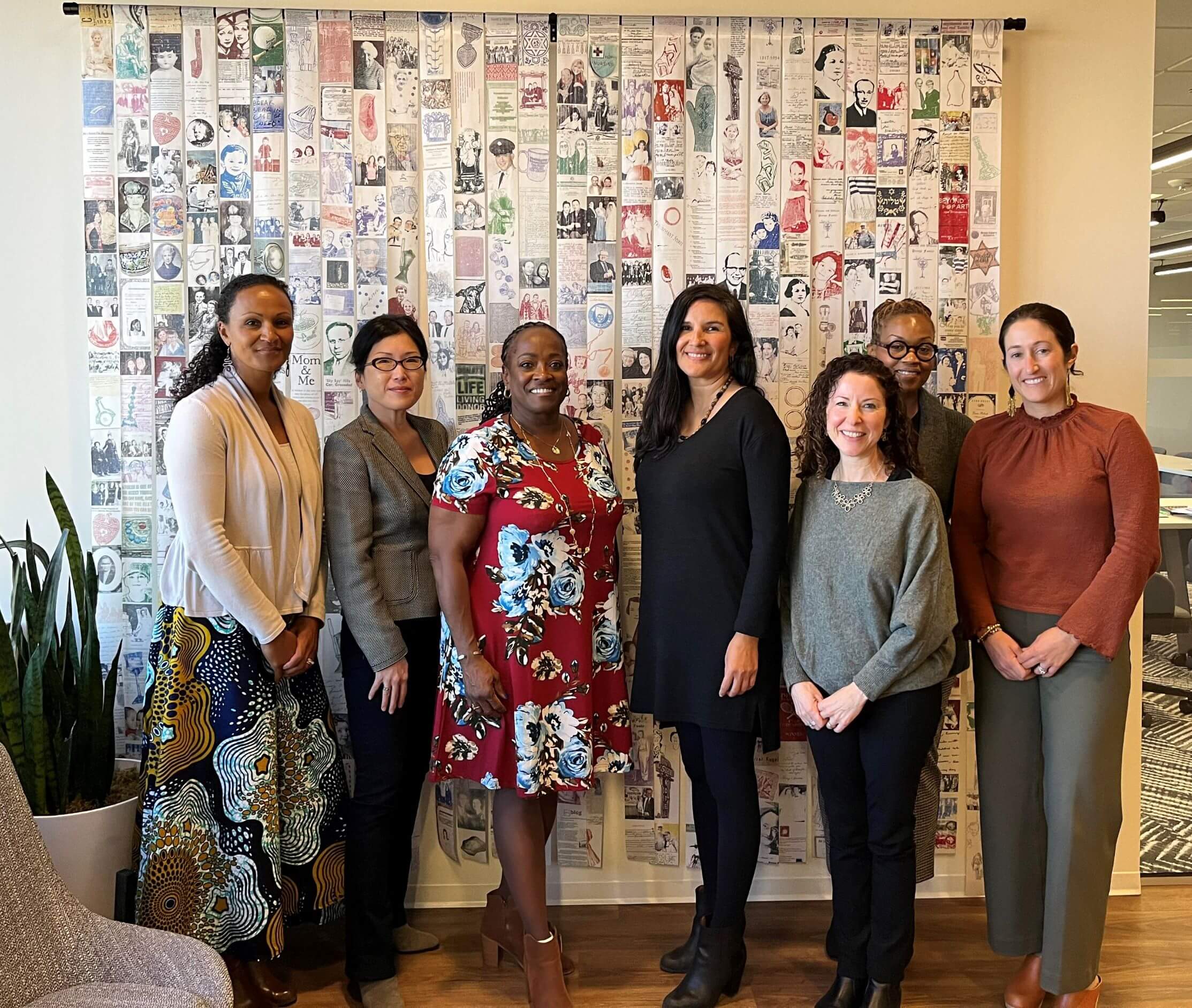 Members of the 2022-23 Rose Women’s Circle cohort standing together and posing for a photo